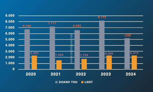 Becamex IDC Revenue vs Profit After Tax